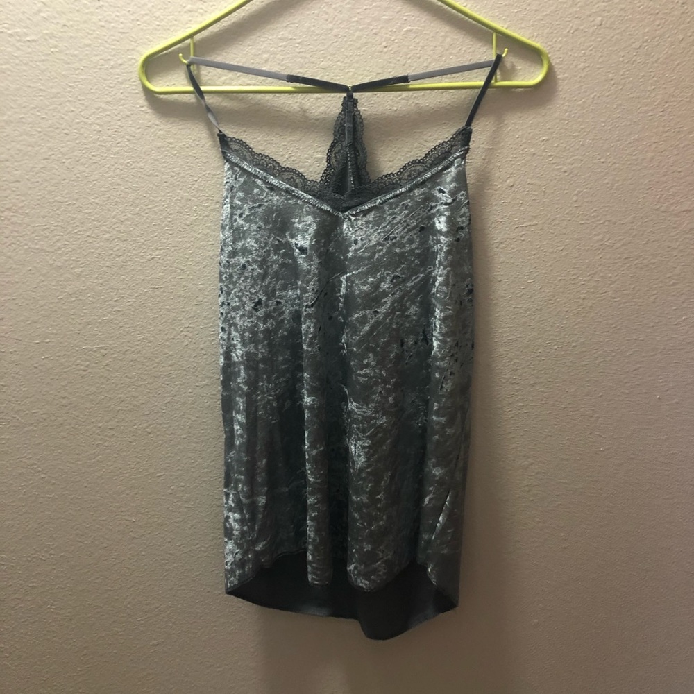 Crushed Velvet Tank Top